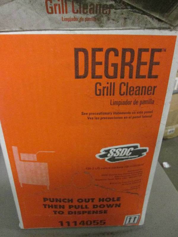 1 case of degree grill cleaner 128 ...
