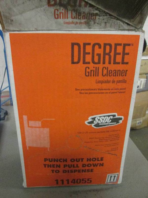 1 case of degree grill cleaner 128 ...