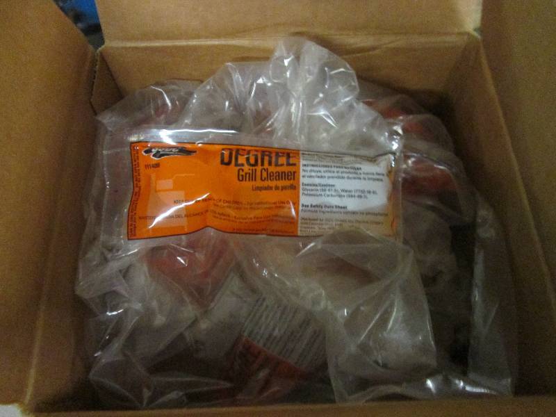1 case of degree grill cleaner 128 ...