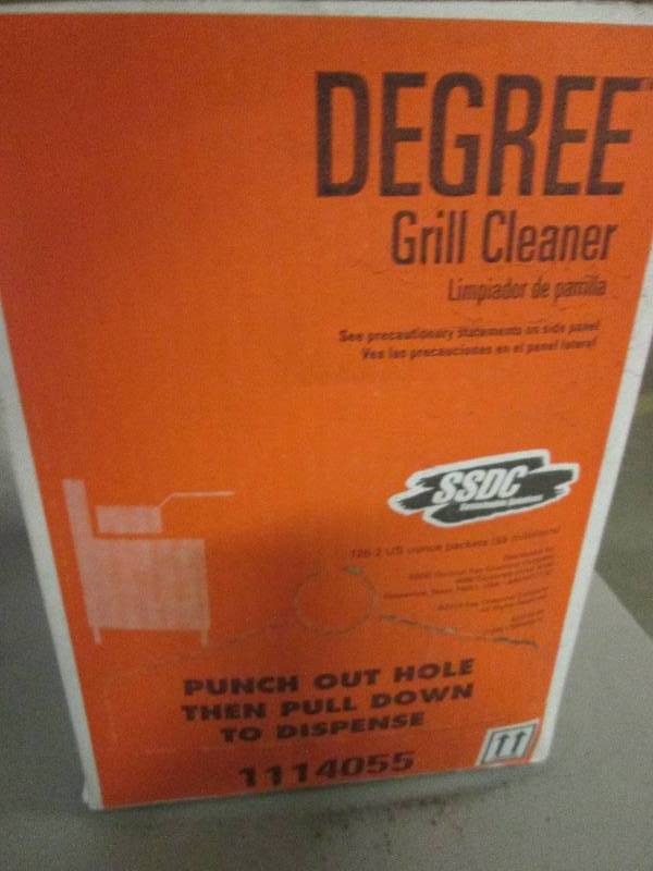 1 case of degree grill cleaner 128 ...