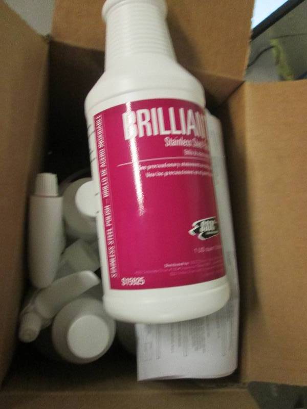 1 case of brilliant stainless steel...