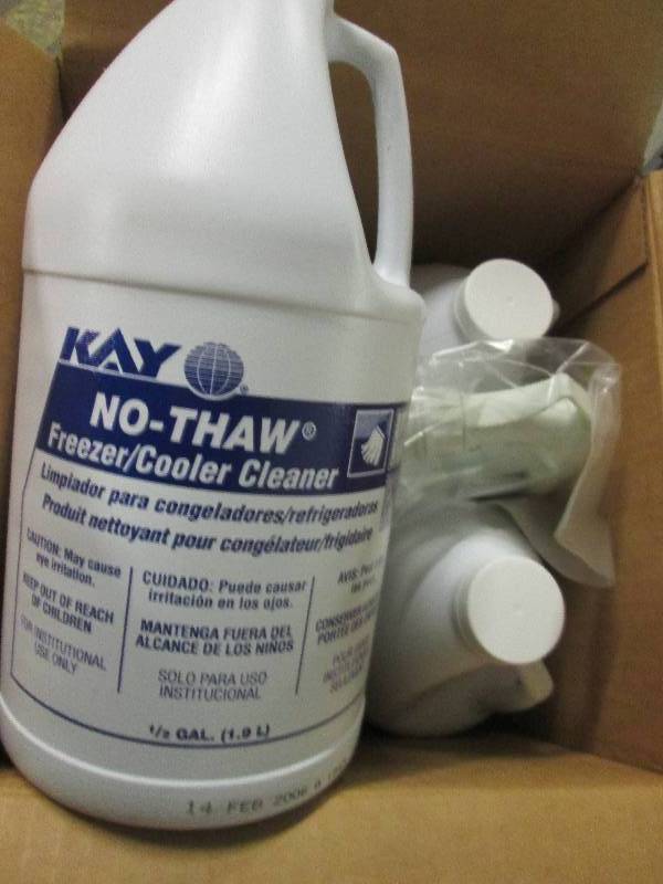 1 case of no-thaw freezercooler cl...