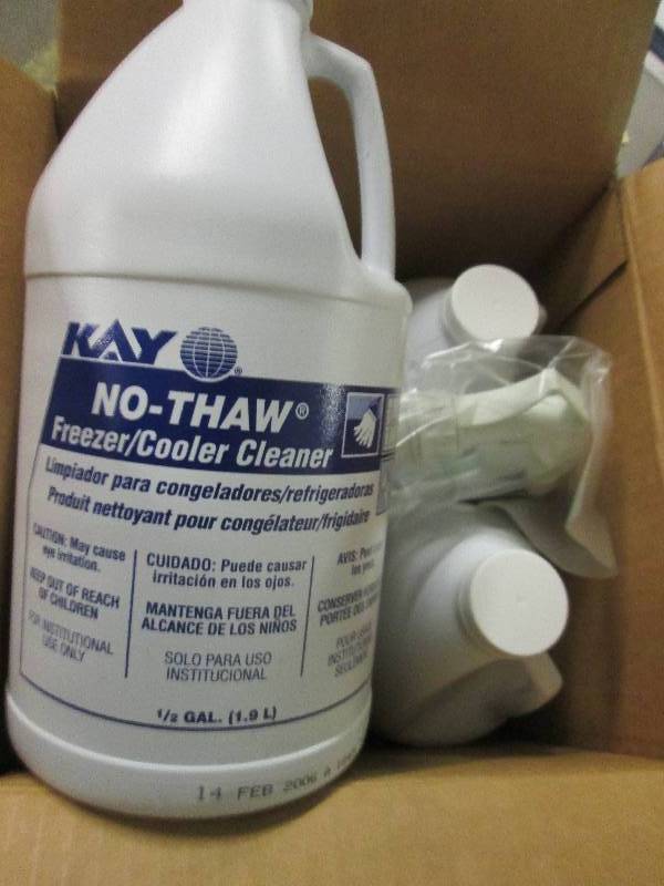 1 case of no-thaw freezercooler cl...