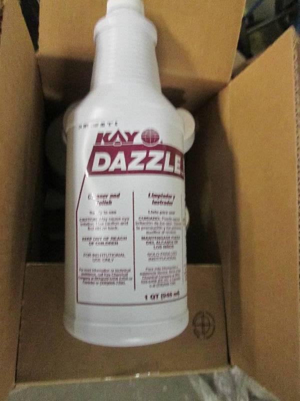 1 case of dazzle cleaner and polish...