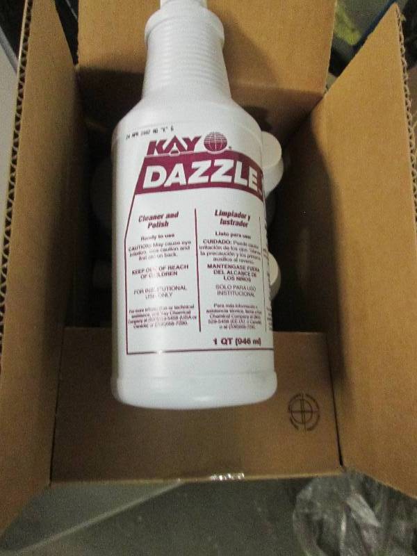 1 case of dazzle cleaner and polish...
