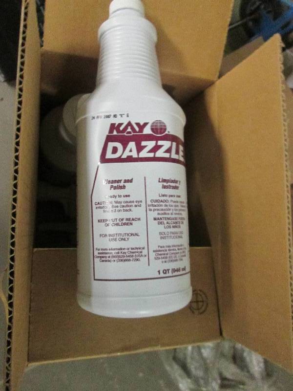 1 case of dazzle cleaner and polish...