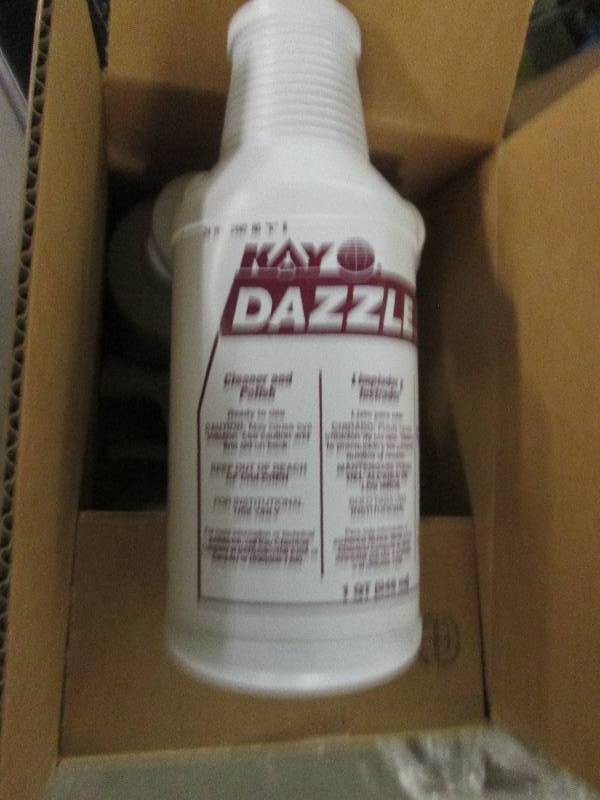 1 case of dazzle cleaner and polish...