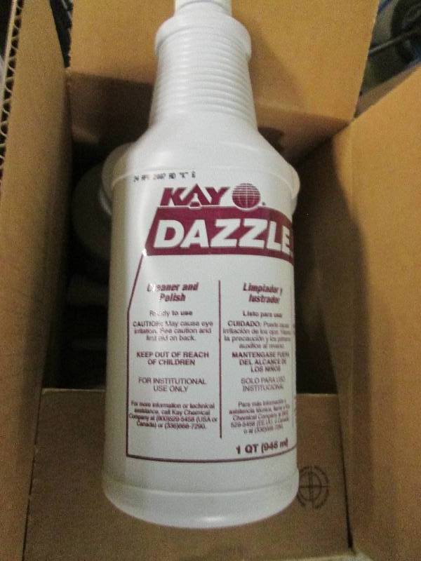 1 case of dazzle cleaner and polish...