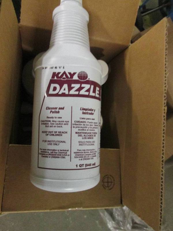 1 case of dazzle cleaner and polish...