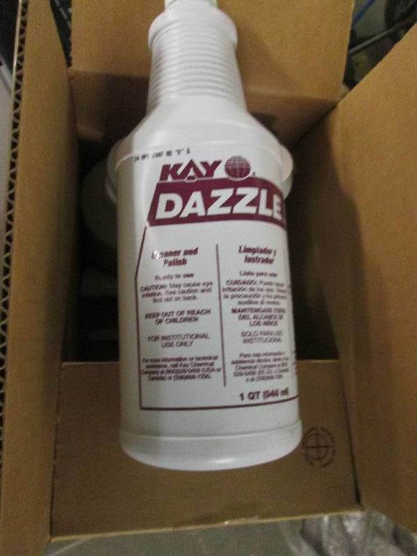 1 case of dazzle cleaner and polish...