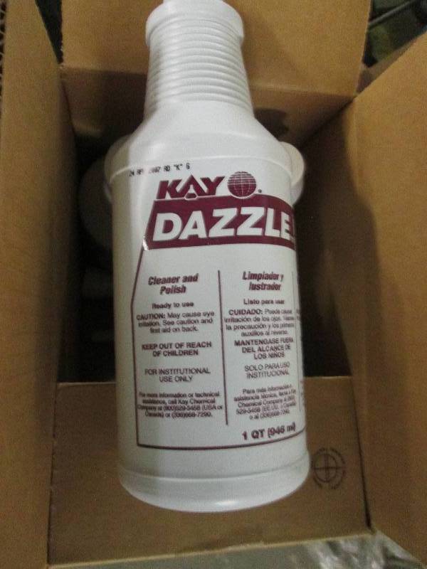 1 case of dazzle cleaner and polish...