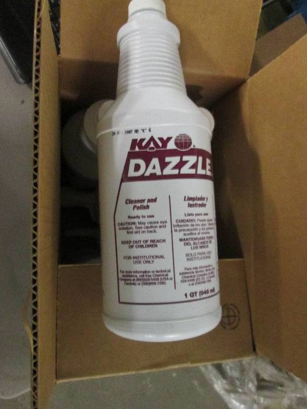 1 case of dazzle cleaner and polish...