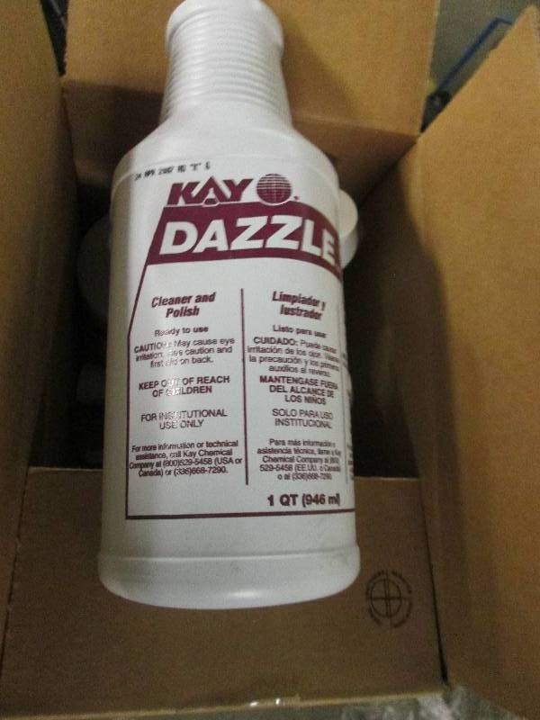 1 case of dazzle cleaner and polish...