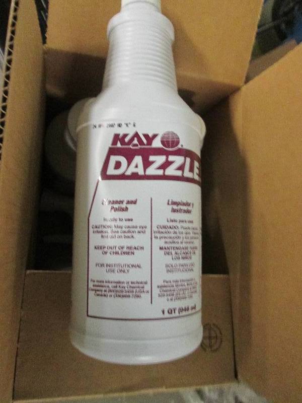 1 case of dazzle cleaner and polish...