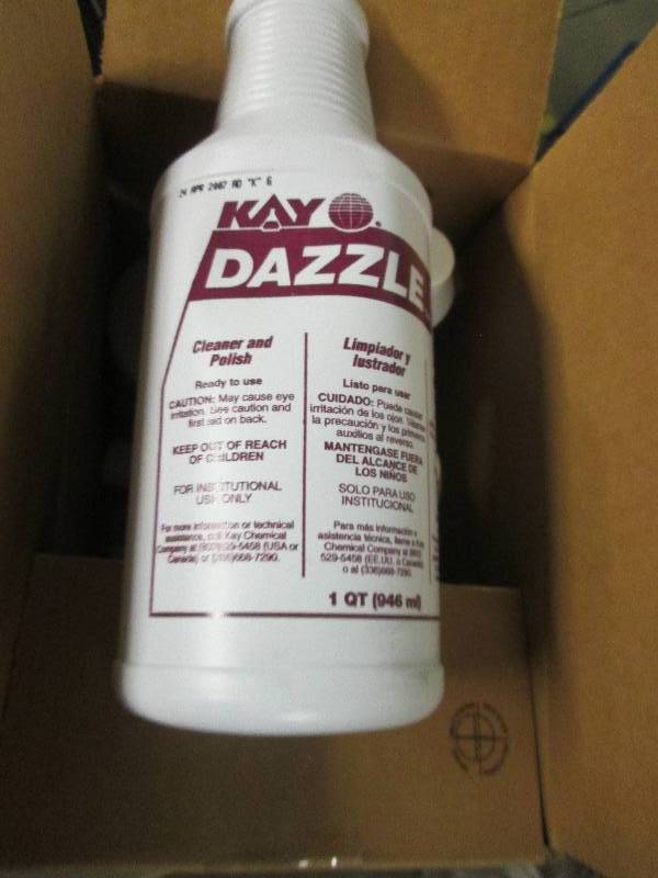 1 case of dazzle cleaner and polish...
