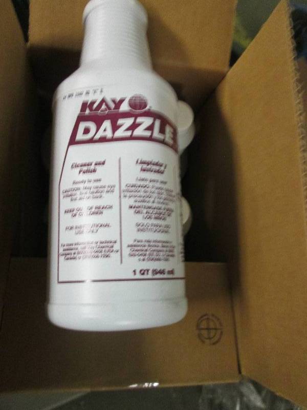 1 case of dazzle cleaner and polish...