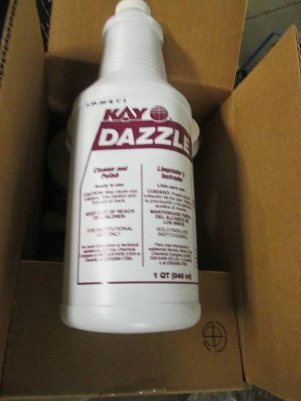 1 case of dazzle cleaner and polish...