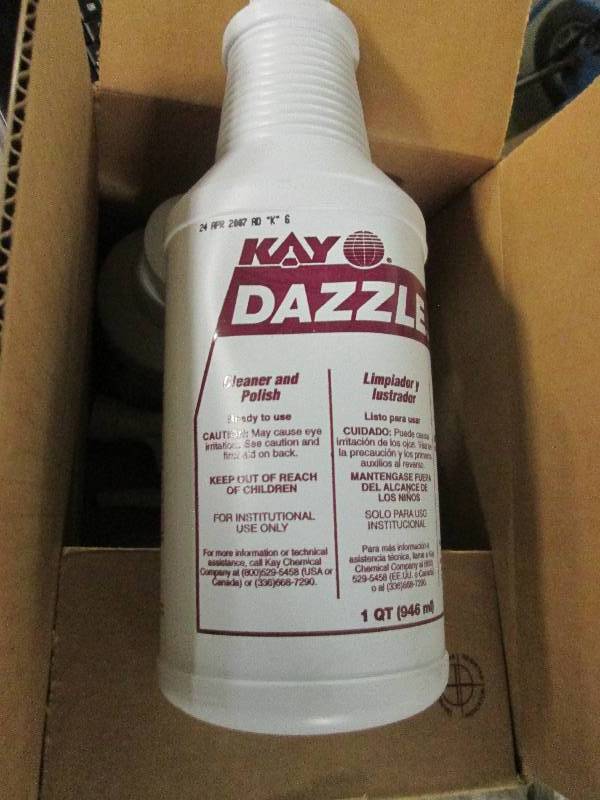 1 case of dazzle cleaner and polish...