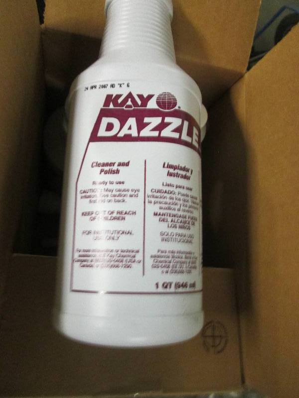 1 case of dazzle cleaner and polish...