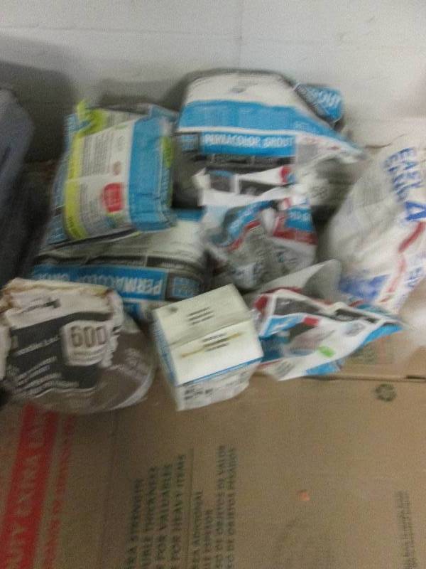 lot of grout ...