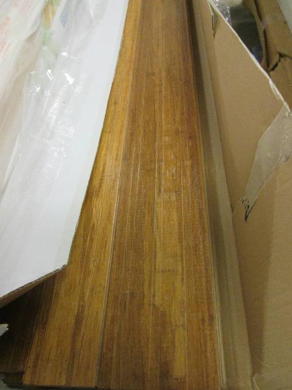 5 boxes of solid strand woven bambo...