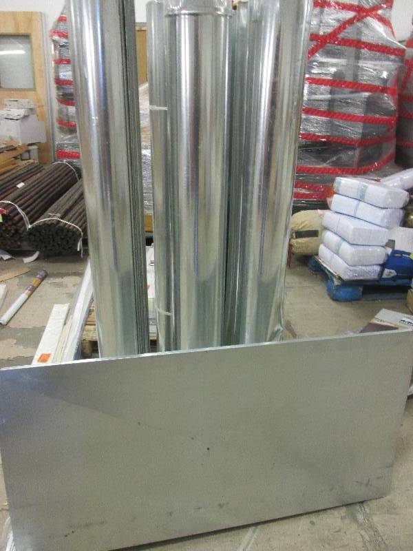 huge lot of stove piping ...
