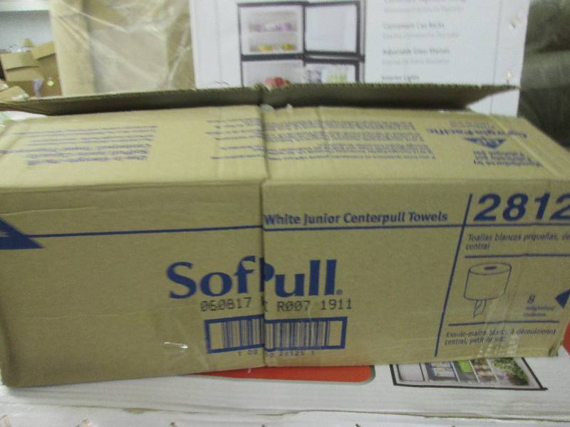 case of soft pull 8 rolls of white ...