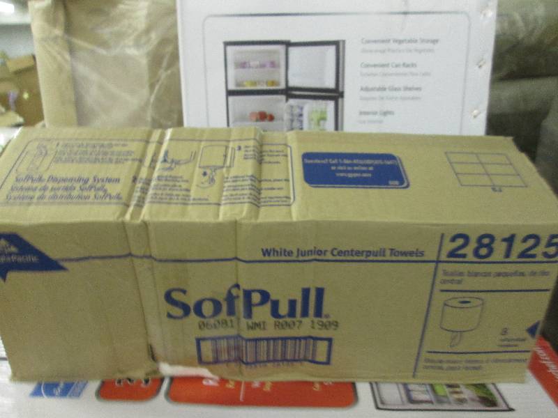 case of soft pull 8 rolls of white ...