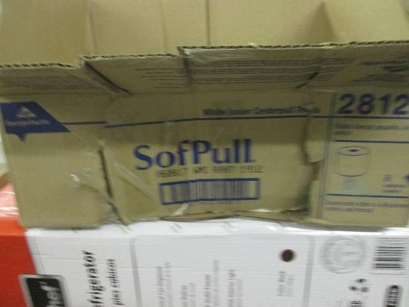 case of soft pull 8 rolls of white ...
