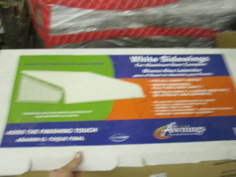white sidewings for aluminum door c...