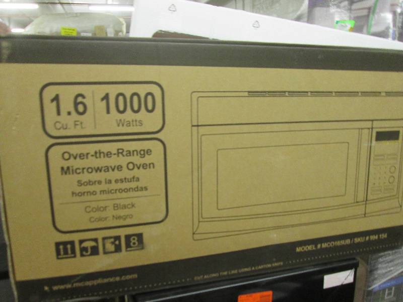 over the range microwave oven 1.6 c...