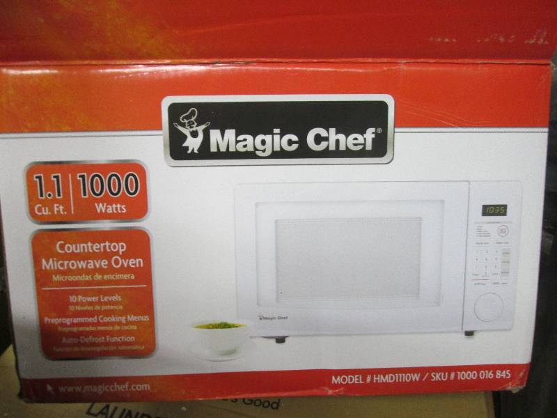 magic chef 1.1cuft 1000 watt couter...