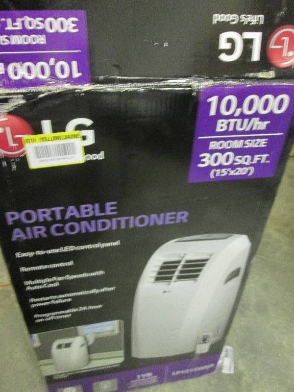 Lg 10,000 btu portable air conditio...
