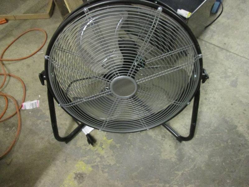 20 inch high velocity fan tested an...