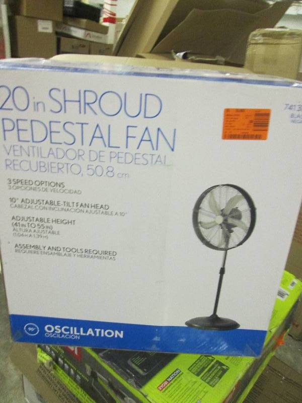 20 inch shroud pedestal fan tested ...