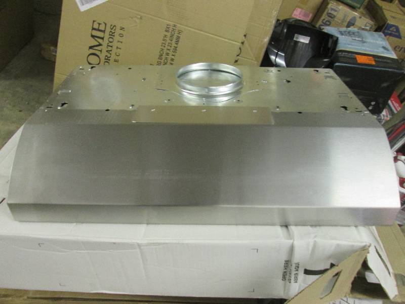 nutone 30 chrome range hood open b...