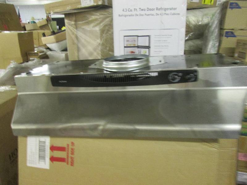 nutone 30 stamdard range hood open...