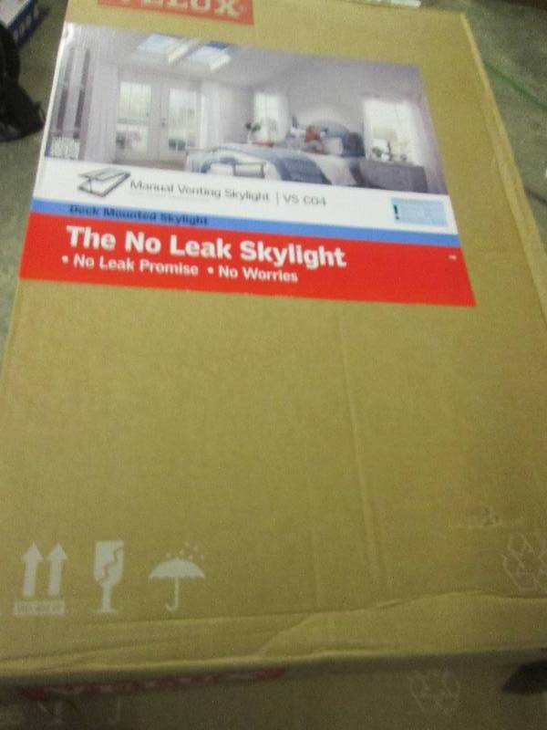 Velux manual venting skylight deck ...