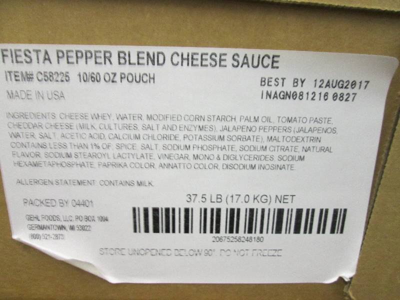 2 cases of fiesta pepper blend chee...