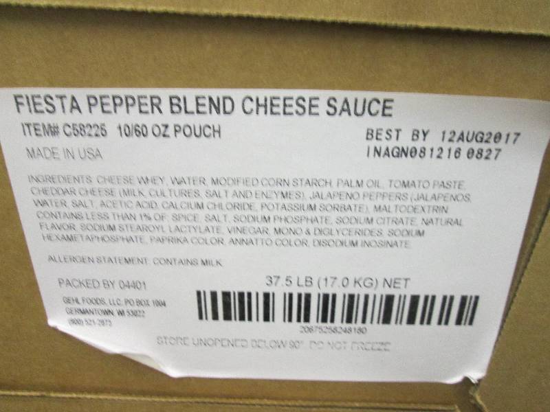 2 cases of fiesta pepper blend chee...