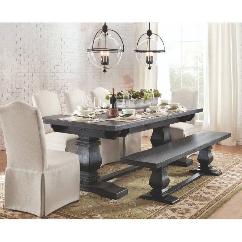 Aldridge washed extendable table cr...