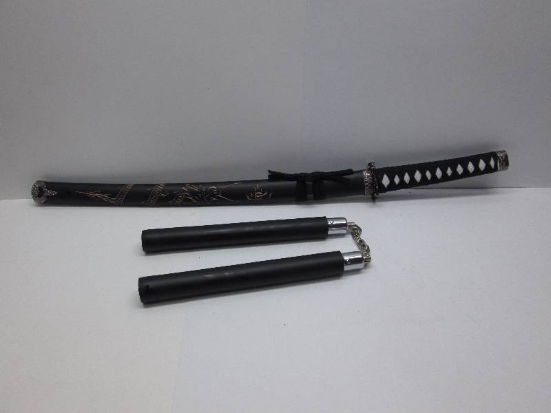Ninja Sword and Numchucks