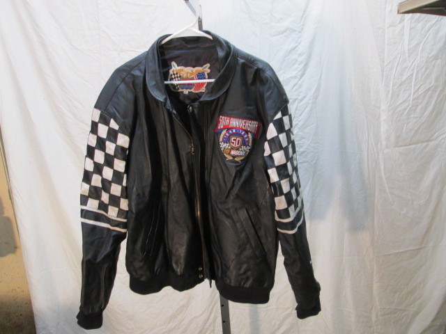 NASCAR 50th Anniv. Leather Jacket size XL
