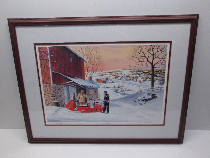 Jerry Raedeke signed Numbered Print