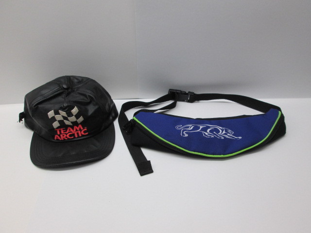 Artic Cat Leather Hat and Fanny Pack