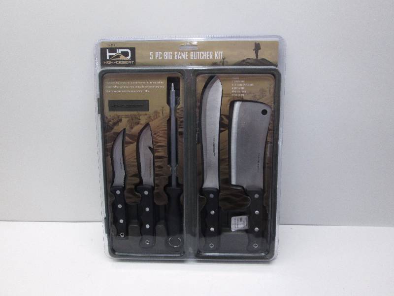 New High Dessert 5 piece Big Game Butcher kit