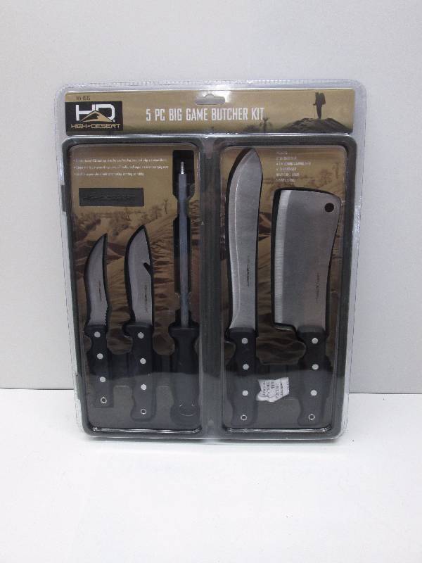 New High Dessert 5 piece Big Game Butcher kit