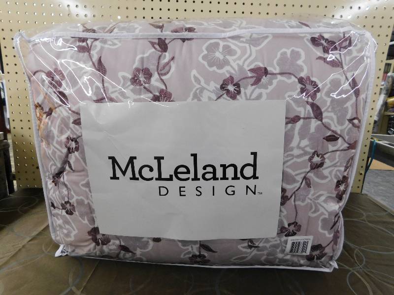 lot 161 image: McLeland Design Gwen 9 PC. Comforter, MSRP $129.99