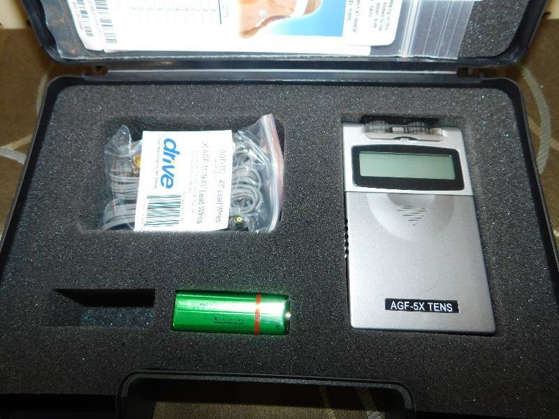lot 165 image: AGF-5X Digital Transcutaneous Electrical Nerve Stimulator, MSRP $109.99