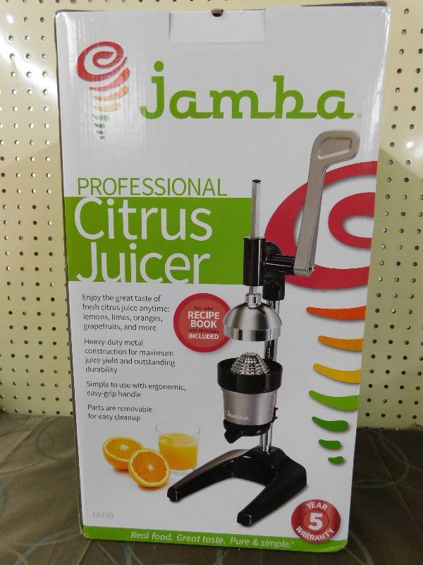 lot 188 image: Jamba Proessional Citrus Juicer, MSRP $101.99